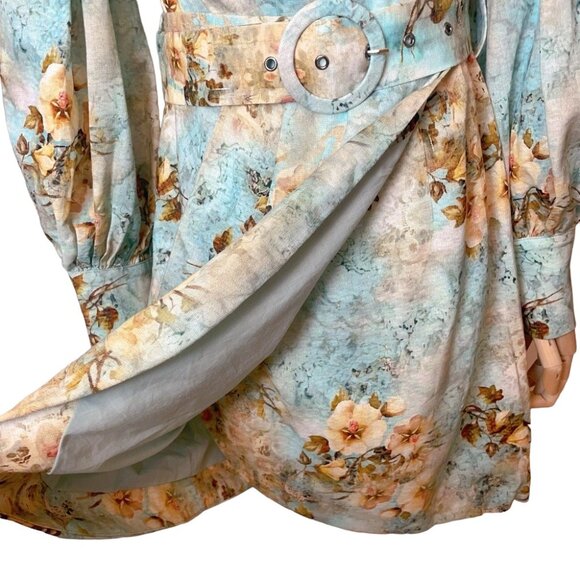 NWT Elliatt Overindulgence Linen Mini Dress - Picture 8 of 8